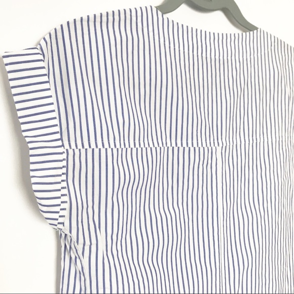JCrew Stripe Cotton Shirt Dress Size XS - Picture 7 of 8